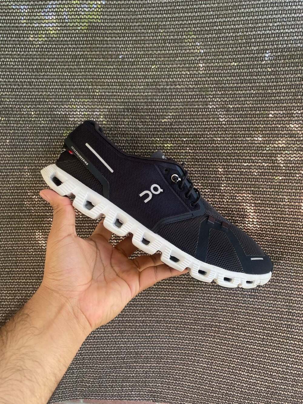 On Cloud 5 Black White Men's Running Shoes Size 11